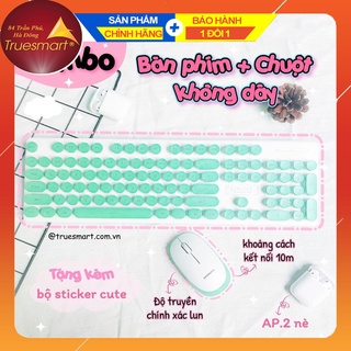 Bộ bàn phím và chuột không dây cao cấp n520, bảo hành 3 tháng toàn hệ thống truesmart