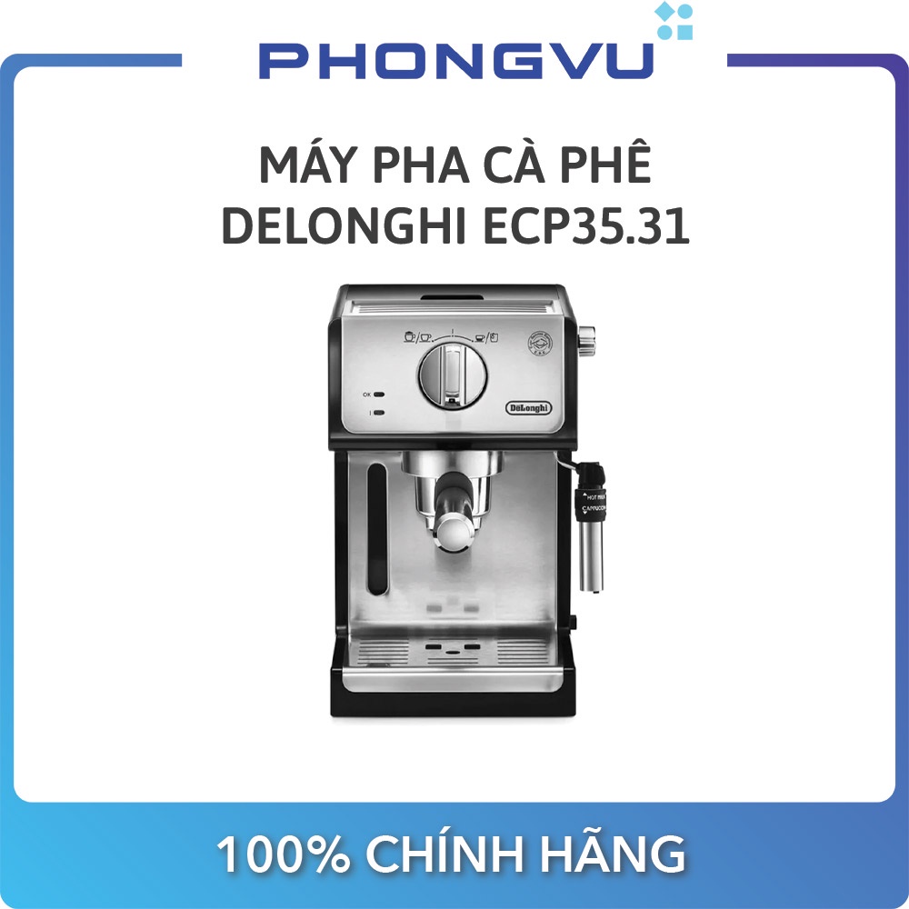 [Mã ELHADEV giảm 4% đơn 300K] Máy pha cà phê Delonghi ECP35.31 - Bảo hành 12 Tháng