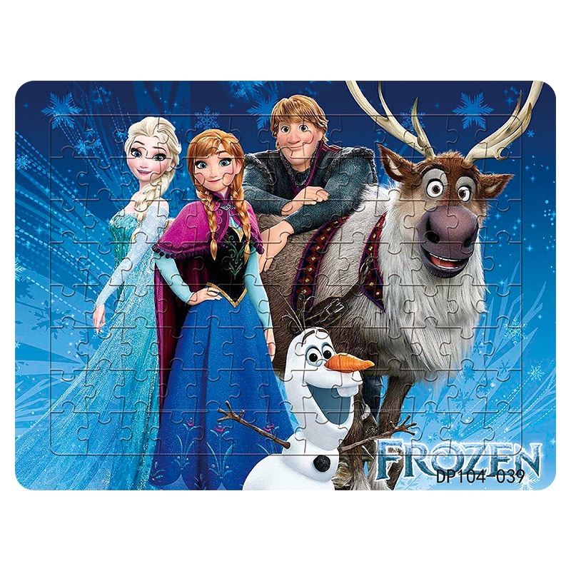 Bộ Đồ Chơi Xếp Hình Công Chúa Nhỏ 3 + Gồm 104 Mảnh Ghép Đáy Giáo Dục Sớm Cho Bé