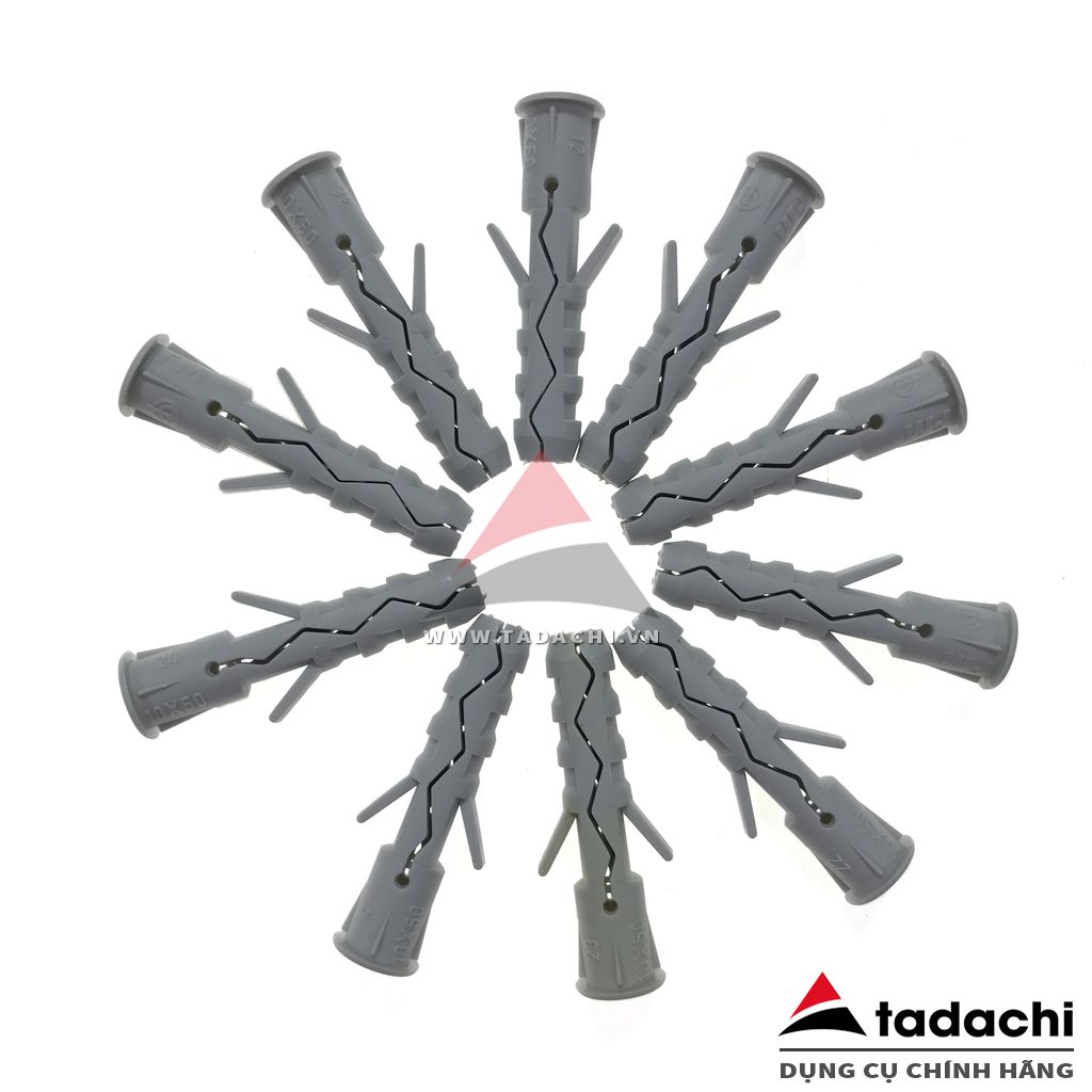 Tắc kê nhựa 6-8-10mm Friulsider mã TU (10 cái/bộ) | Tadachi