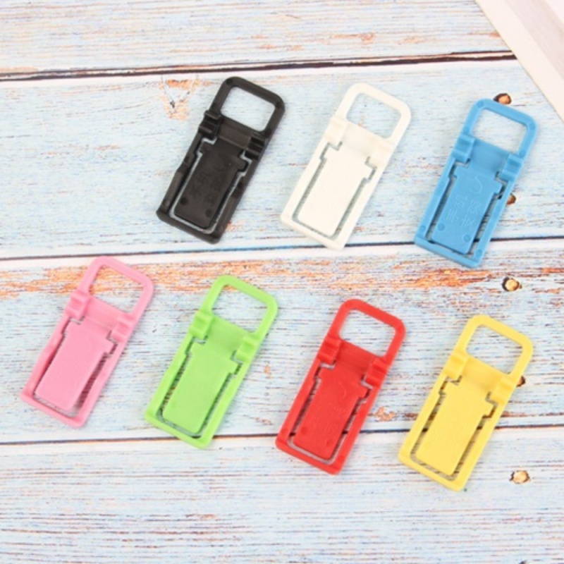 Giá Đỡ Điện Thoại Mini Bằng Nhựa Nhiều Màu Sắc Có Thể Điều Chỉnh Để Bàn Tiện Dụng