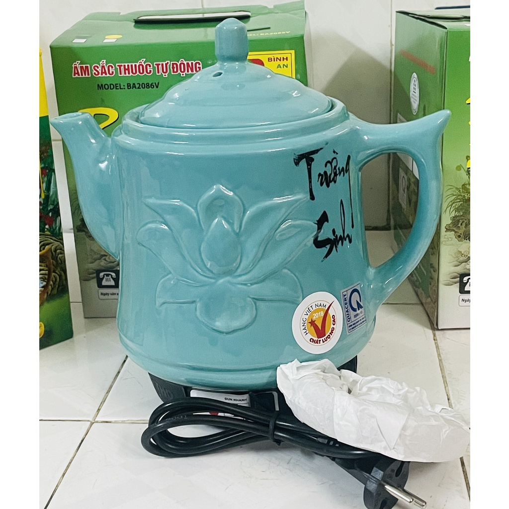 Ấm sắc thuốc Trường Sinh BA - 1983A 3.2L