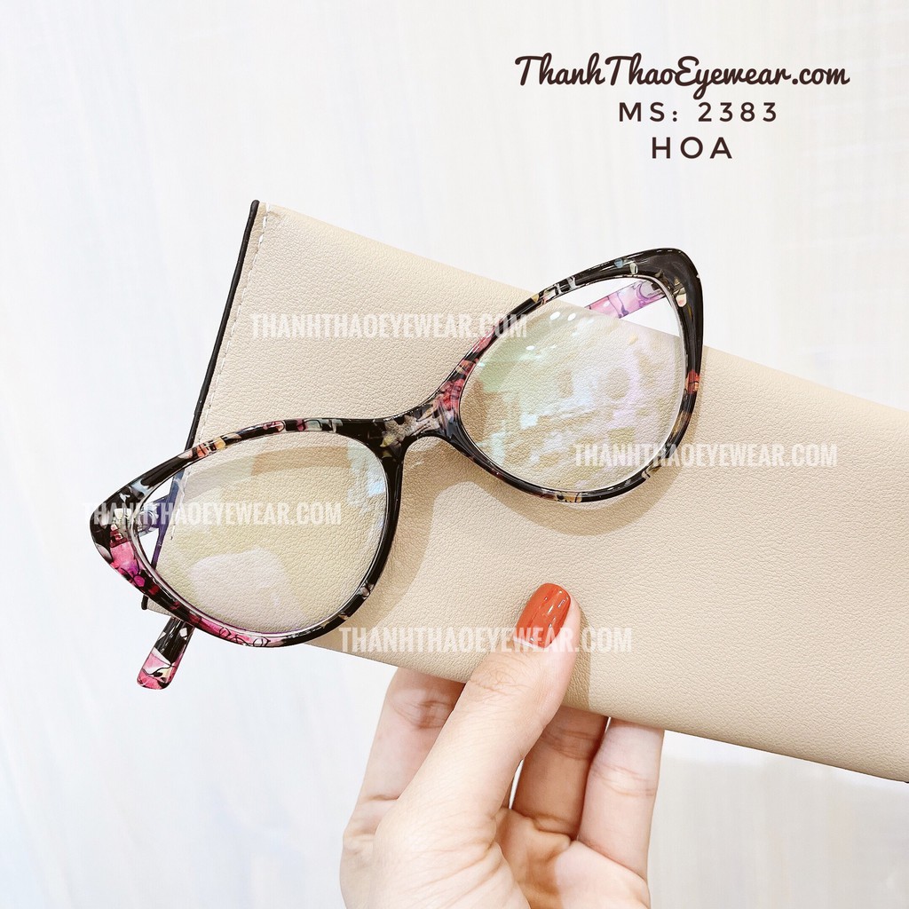 [ Clip Quay Thật] Gọng Kính Cận Nữ Mắt Mèo Nhựa Dẻo, Bền Nhiều Màu , Kính Mát  Giả Cận Thời Trang  -  ThanhThaoEyewear | BigBuy360 - bigbuy360.vn