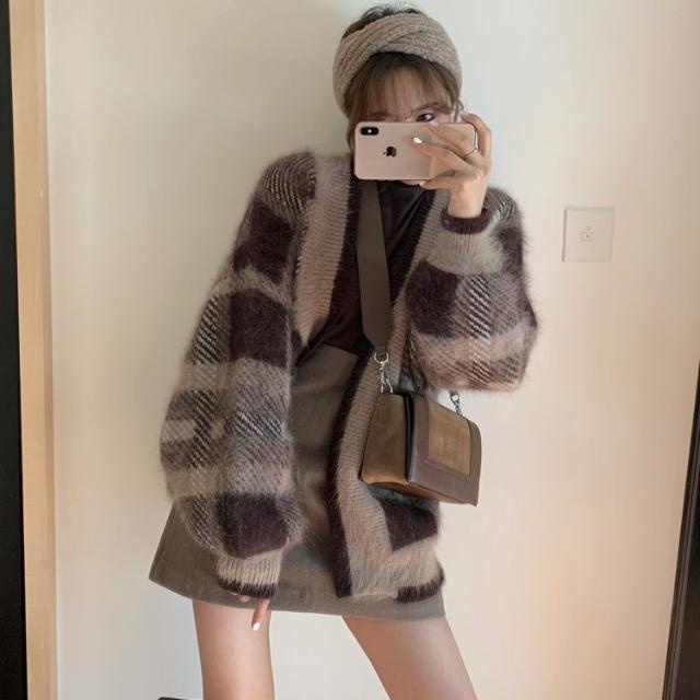 Set Áo Sweater Tay Dài + Chân Váy Ngắn Thời Trang Đường Phố Cho Nữ (Có Bán Lẻ Áo)