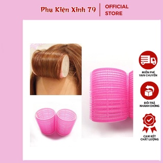 Combo lô cuốn tóc tạo kiểu tự dính tháo rời size lớn 4.0 cm - phụ kiện xinh 79