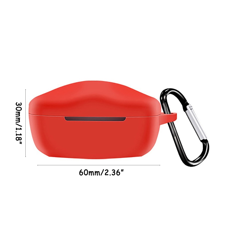 Vỏ Bảo Vệ Hộp Sạc Tai Nghe QCY G1 Bằng Silicon Kèm Móc Khóa Tiện Dụng Ốp