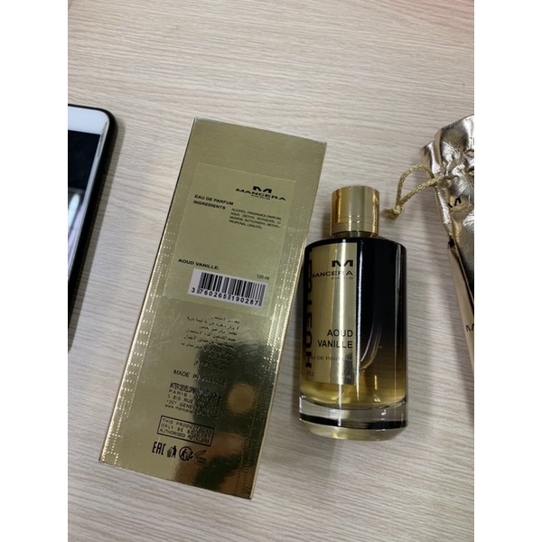 Nước hoa Tester Mancera Aoud Vanille EDP 120ml (hộp như hình) | BigBuy360 - bigbuy360.vn