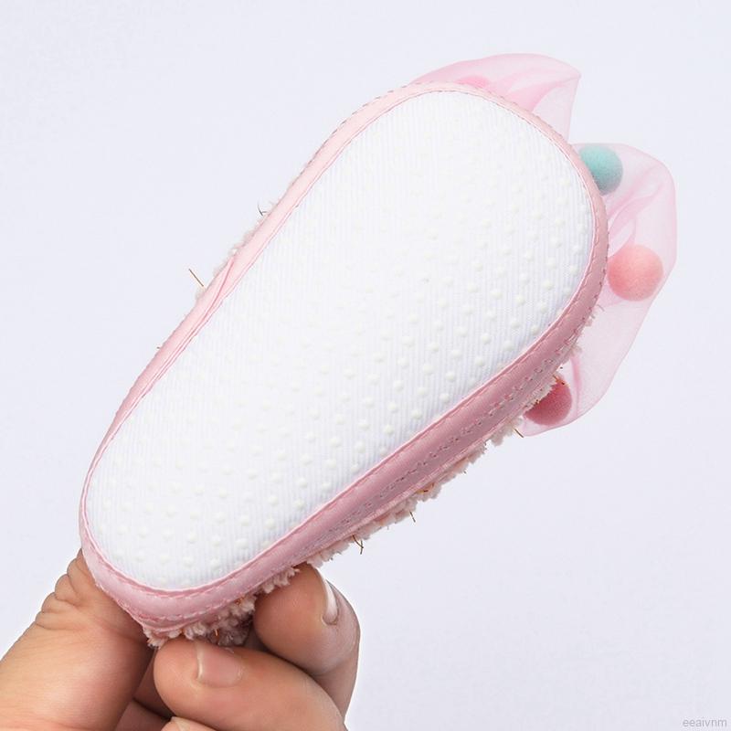 Giày Búp Bê Phối Nơ Xinh Xắn Cho Bé Gái