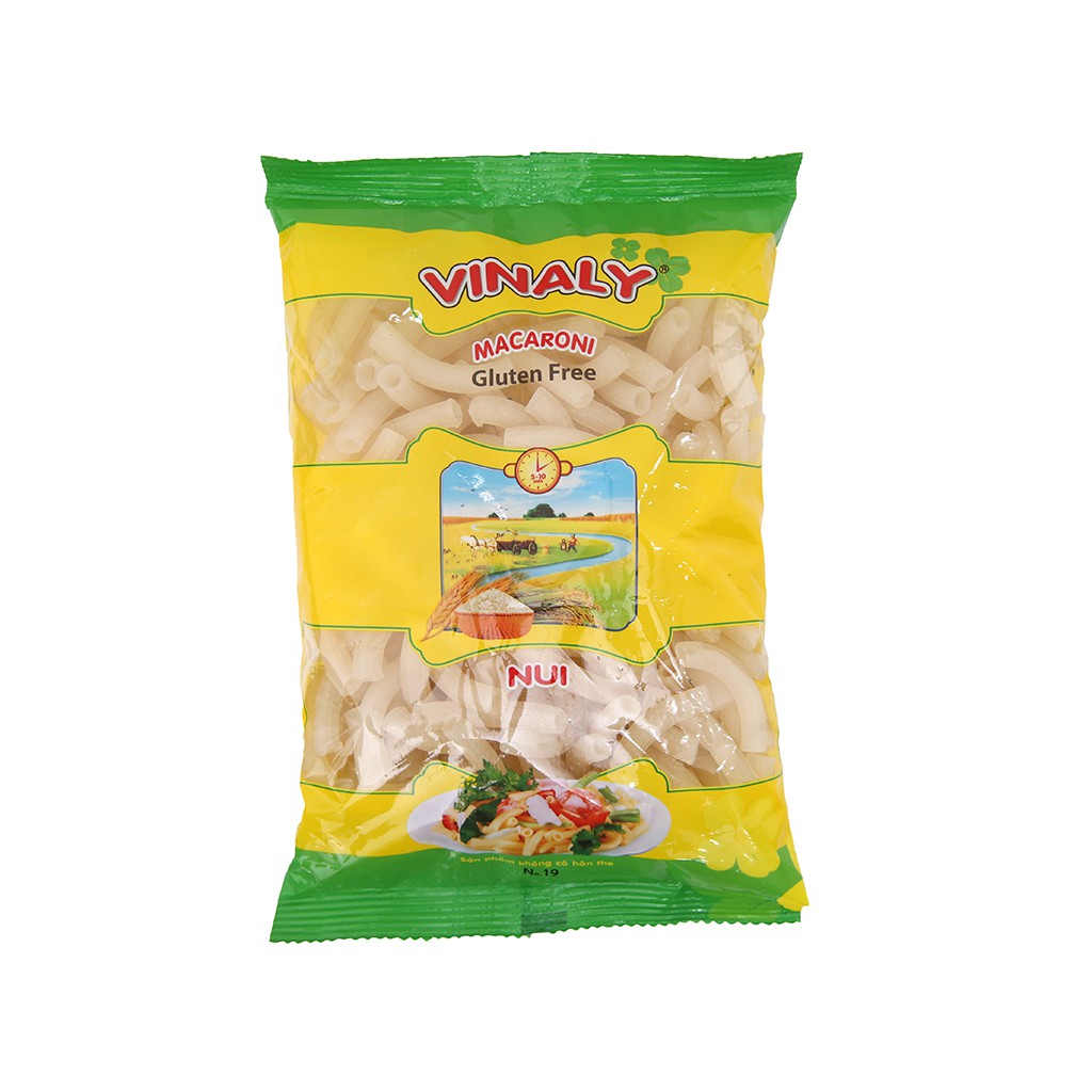 Nui ống trắng Vinaly gói 200g