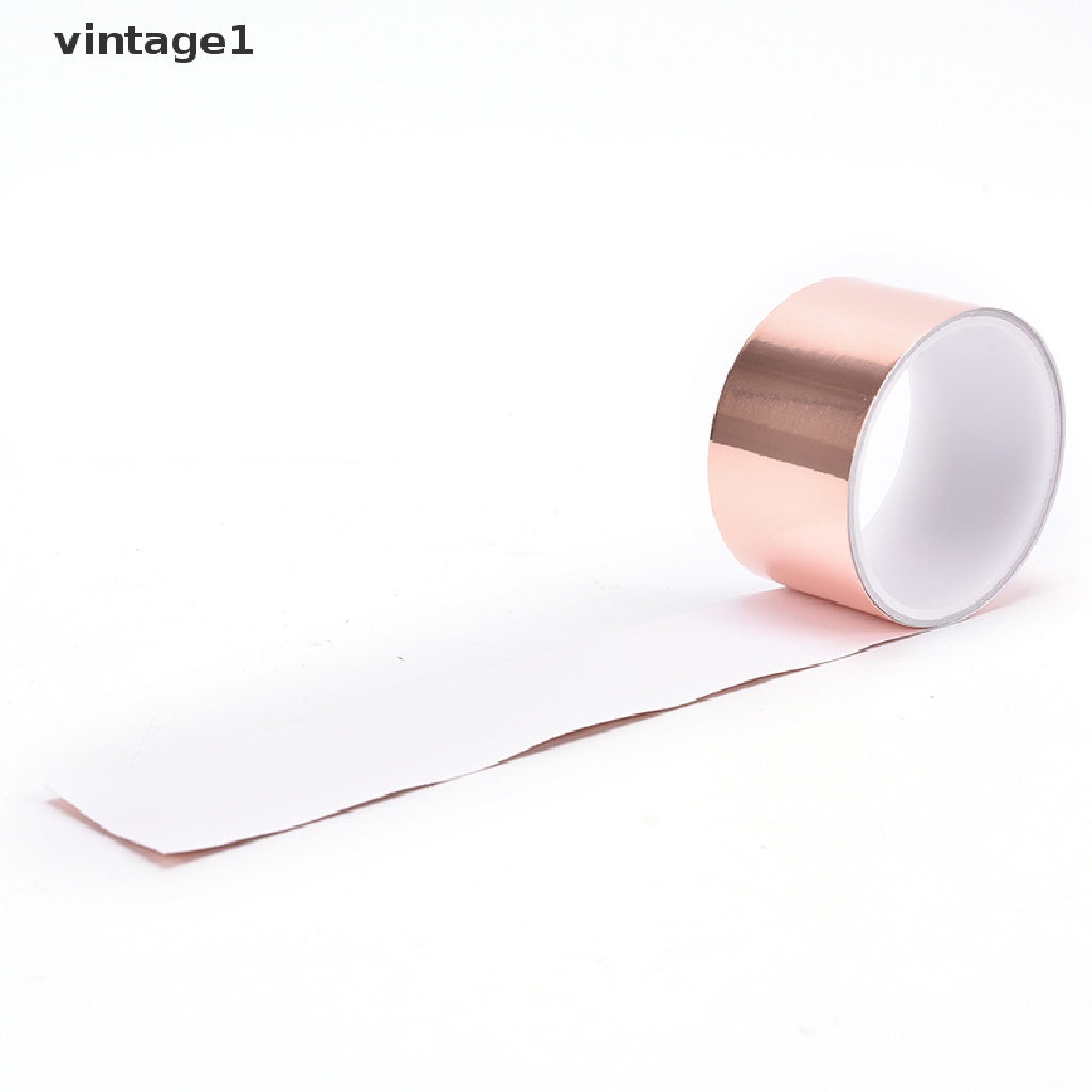 Cuộn băng keo lá đồng 50mmx3m emi dán viền đàn guitar phong cách thời trang mới