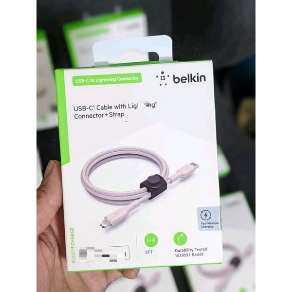 Cáp Belkin Boostcharge C-L bọc dù