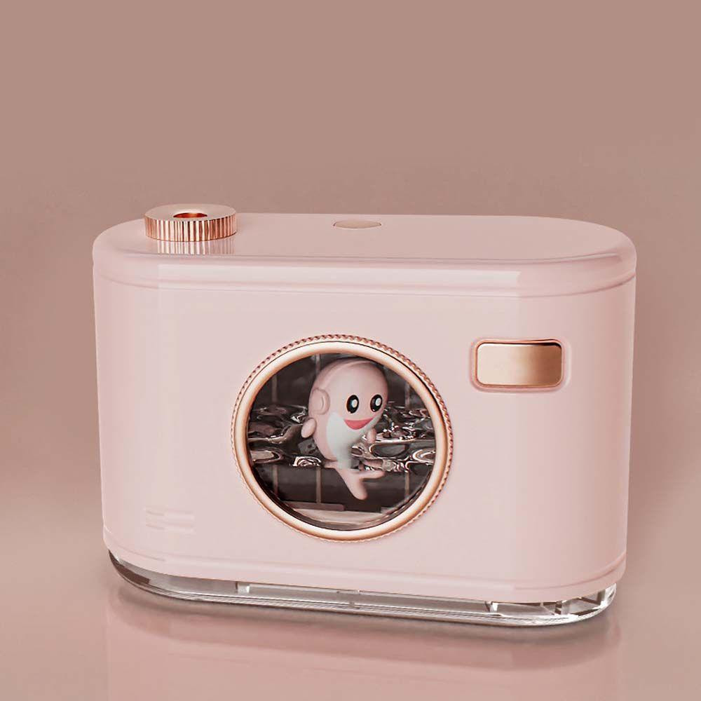 DARNELL Máy Khuếch Tán Tinh Dầu Mini Hình Cá Heo Có Đèn Ban Đêm Cho Xe Hơi / Văn Phòng