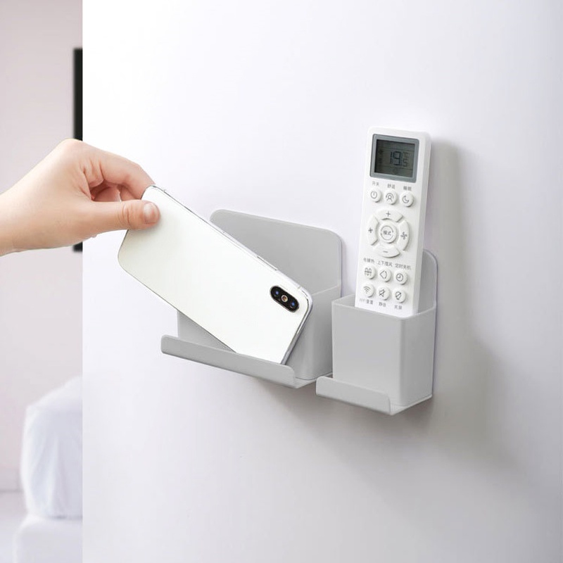 1 Hộp Đựng Điều Khiển Từ Xa Gắn Tường Bằng Nhựa 2 Kích Thước Nhỏ Gọn Thân Thiện Với Môi Trường Giá Đỡ