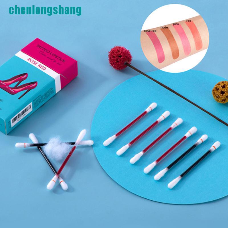 (Hàng Mới Về) Set 20 Hộp Đựng Tăm Bông Son Môi Chống Thấm Nước Dễ Mang Theo