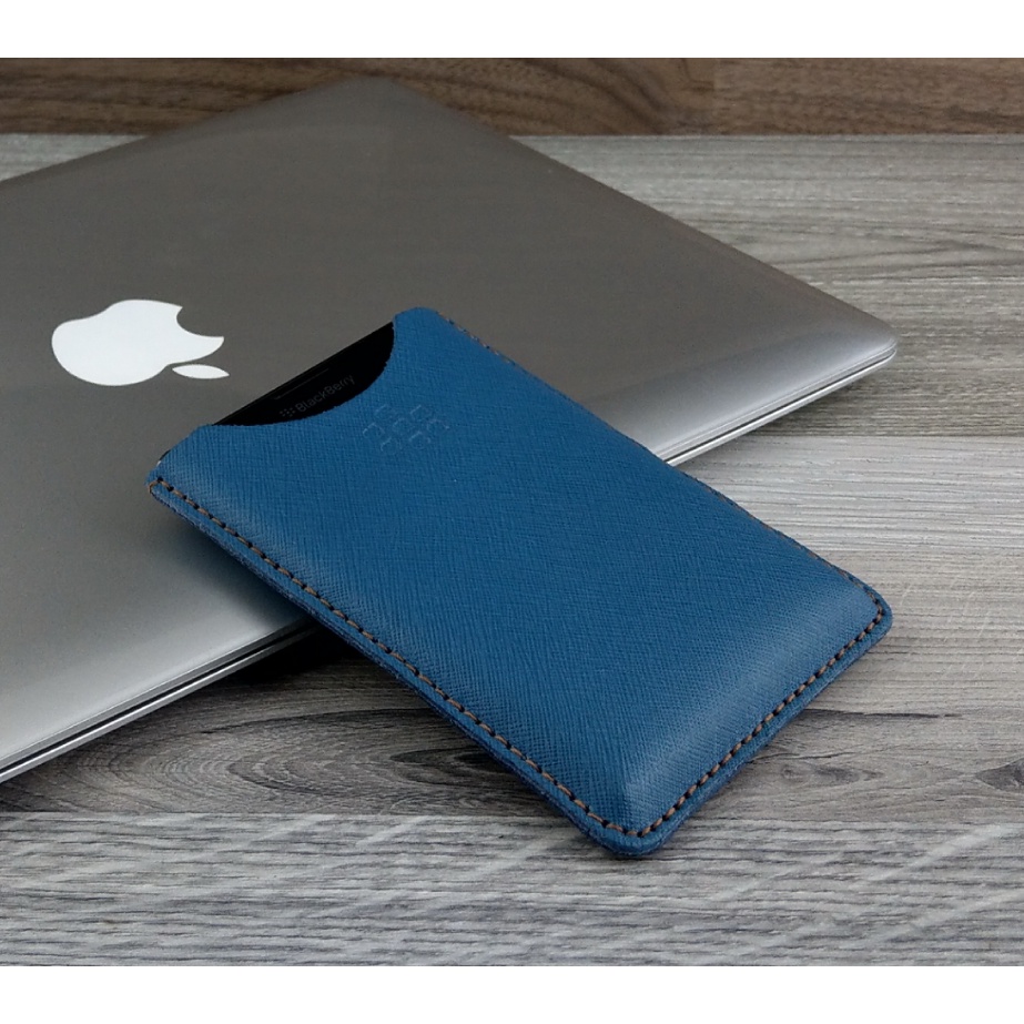 Bao da rút blackberry passport Q30/ Balckberry silver da bò safiano