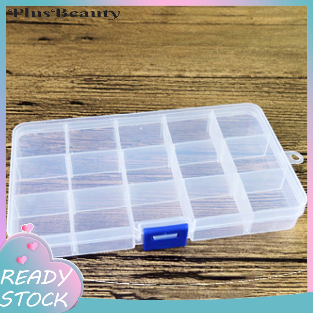Hộp Nhựa Trong Suốt Đựng Trang Trí Móng Tay