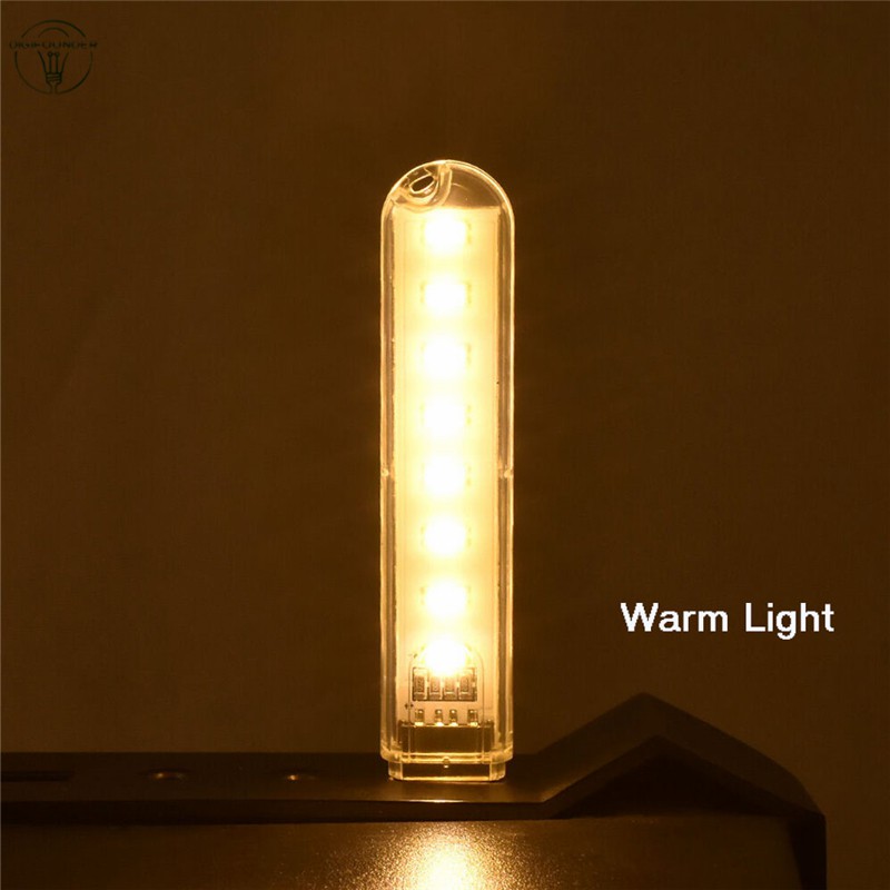 Đèn LED USB Mini 8 Bóng DC 5V Tiện Dụng