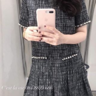 VÁY DẠ SUÔNG ĐUÔI CÁ VIỀN NGỌC