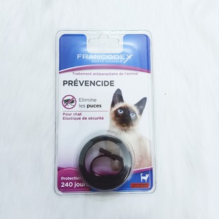 Vòng cổ trị ve rận của Pháp dành cho Mèo – màu đen