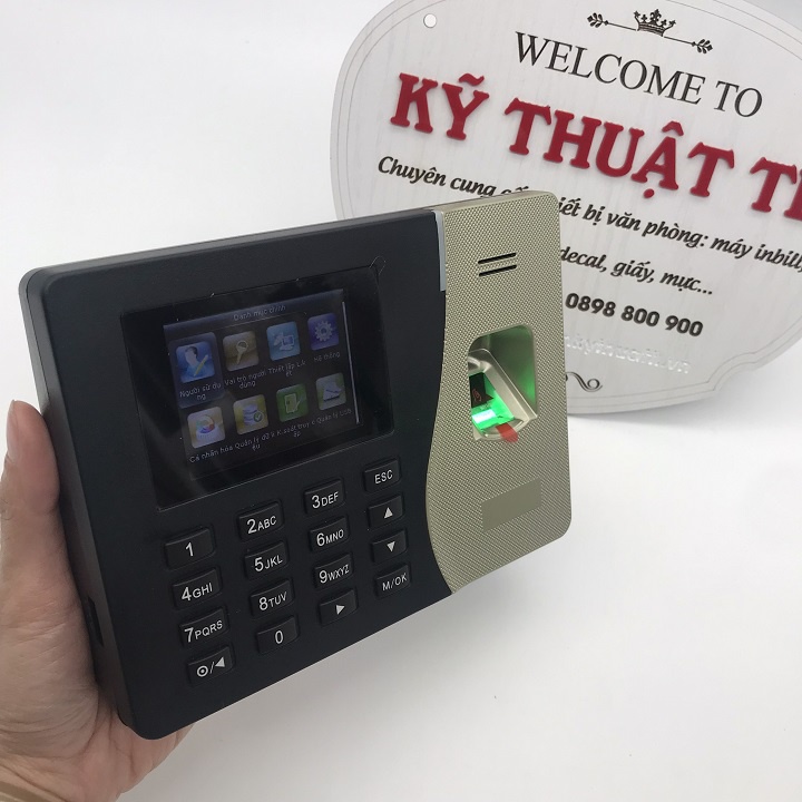 Máy chấm công VÂN TAY & Pin lưu điện Zkteco K20 Pro - Quản Lý Mô Hình