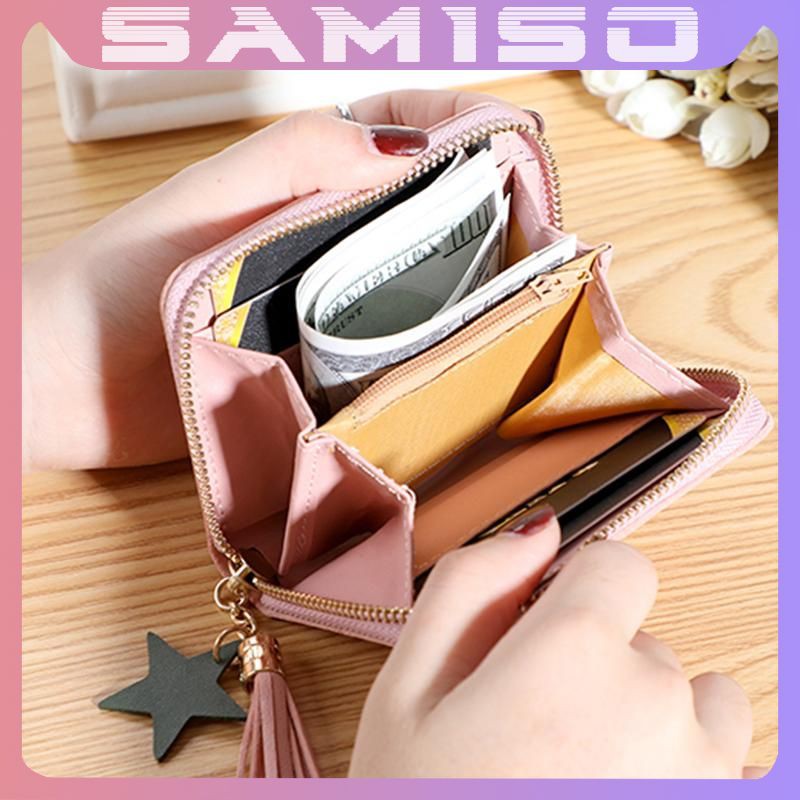 Ví nữ mini cao cấp ngắn cute nhỏ gọn bỏ túi thời trang giá rẻ NG19 | BigBuy360 - bigbuy360.vn