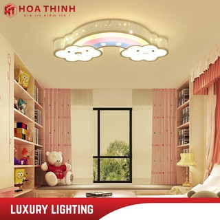 (Bảo hành 2 năm) Đèn trẻ em cầu vồng, đèn ốp trần trang trí phòng ngủ trẻ em  HTOP-0, 3 chế độ ánh sáng