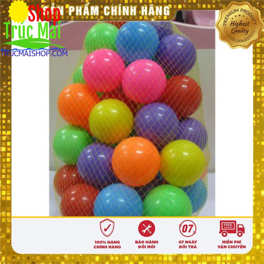 100 BÓNG NHỰA MỀM CHO BÉ . Hàng Việt Nam