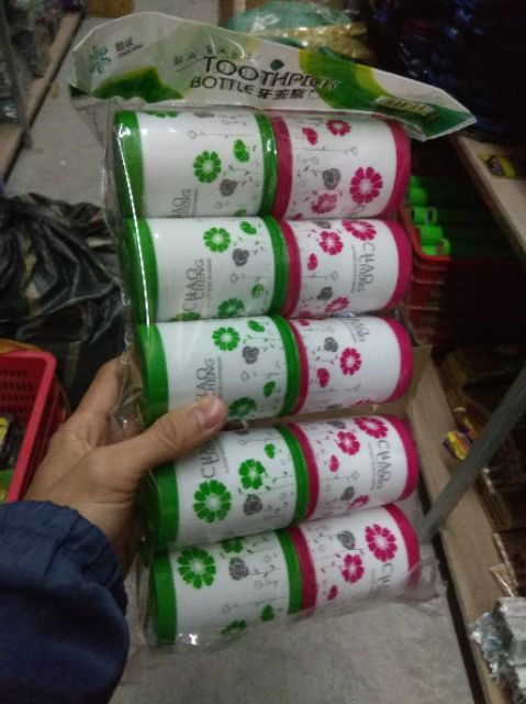10 lọ tăm đẹp ( 1 lốc)