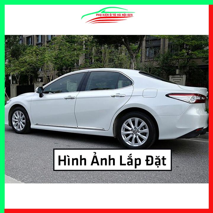 Bộ ốp nẹp sườn Camry 2019-2022 mạ crom trang trí làm đẹp xe