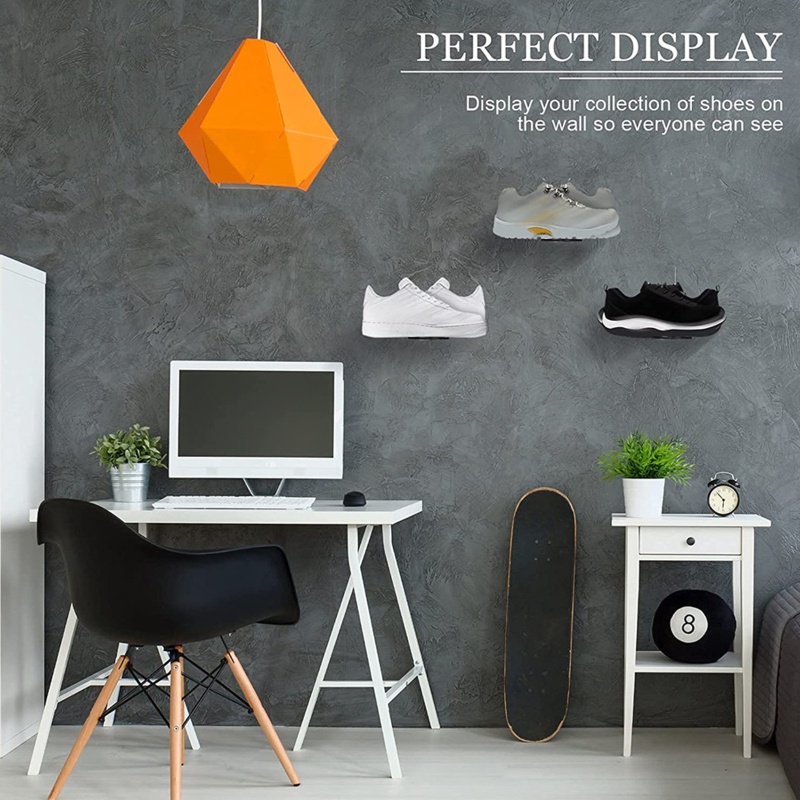 Set 6 Kệ Để Giày Gắn Tường Bằng Acrylic