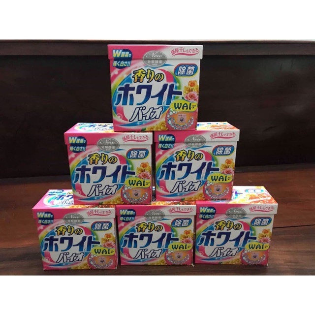 3 Bột giặt New Wai hồng dạng hộp 900g