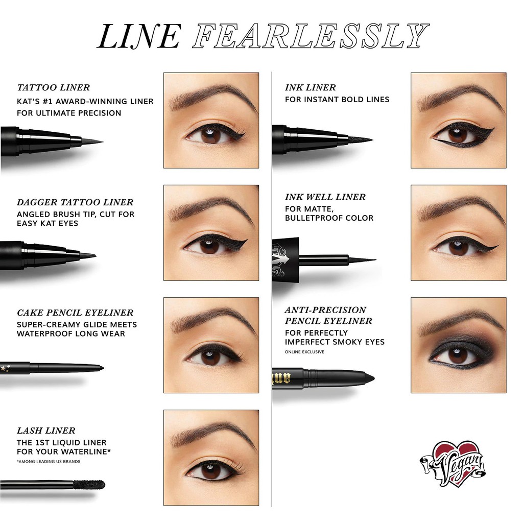 Kat Von D ⚜️ Bút kẻ mắt nước dạ chống nước Tattoo / Dagger Waterproof Liquid Eyeliner | BigBuy360 - bigbuy360.vn