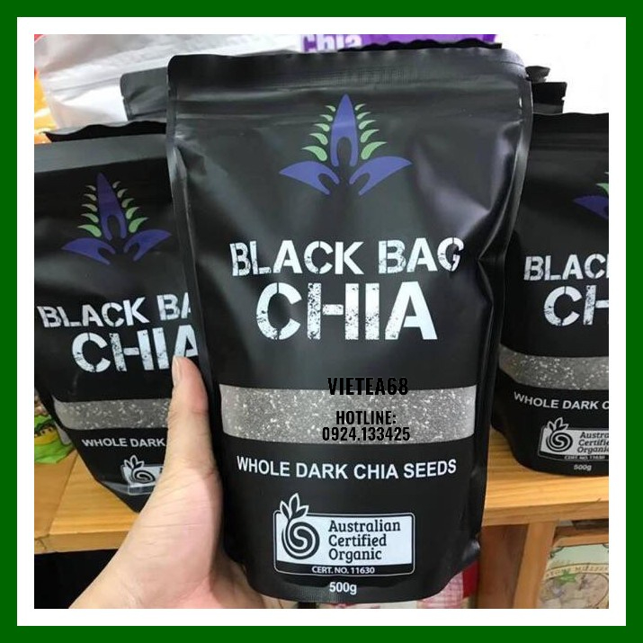 Hạt chia Úc 500gr ứng dụng trong pha chế đồ uống
