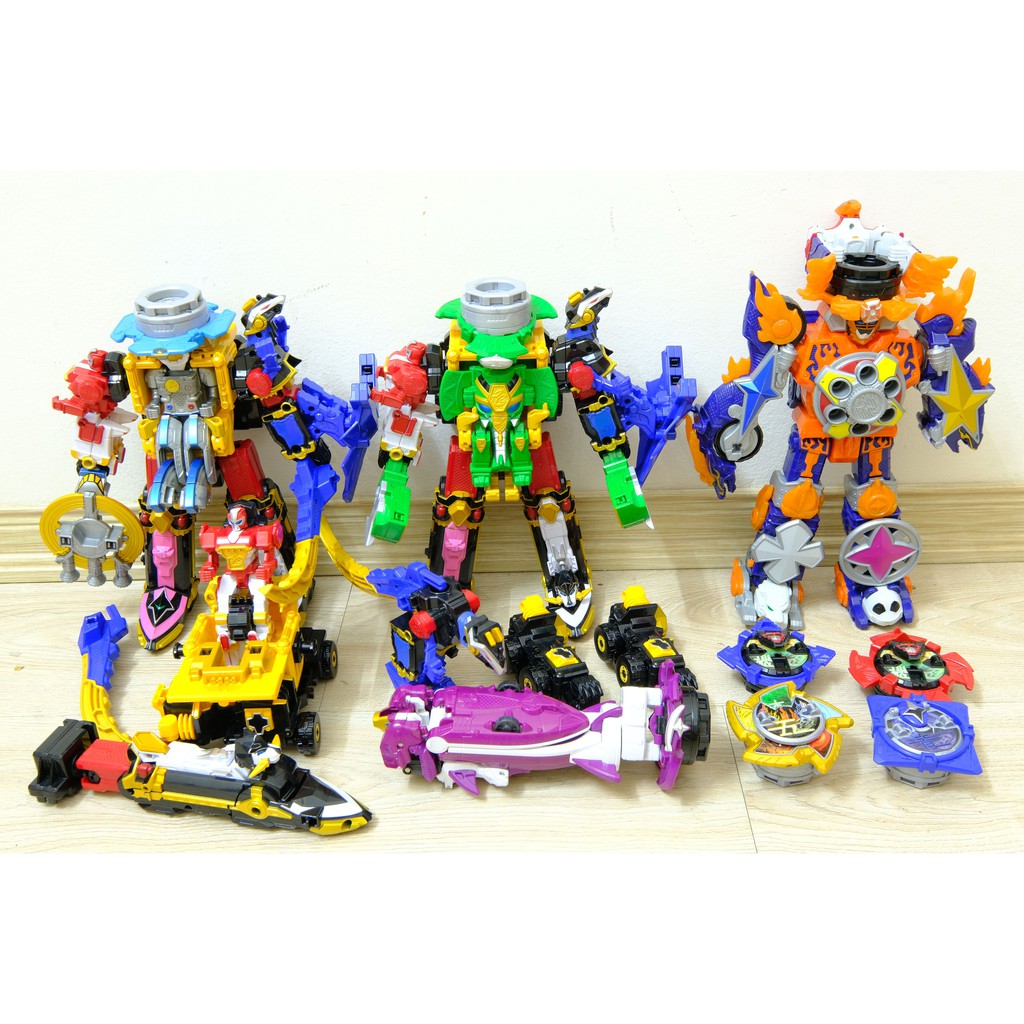 Mô hình DX Shurikenjin Chính hãng Bandai Shuriken Sentai Ninninger Gattai OtomoNin Paon UFO Surfer Siêu nhân phi tiêu