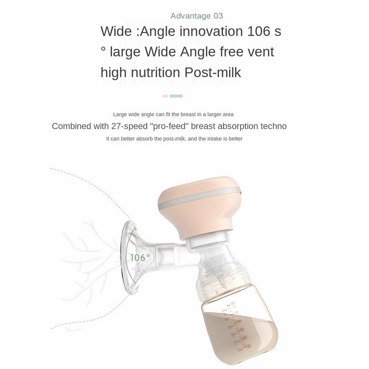 Máy Hút Sữa Điện Tử 9Gears Không Dây Sạc Lại Rảnh Tay / Bơm Sữa Mẹ Màn Hình LCD Thông Minh / Không Dây / Không Đau / Máy Hút Sữa Có Thể Sạc Lại