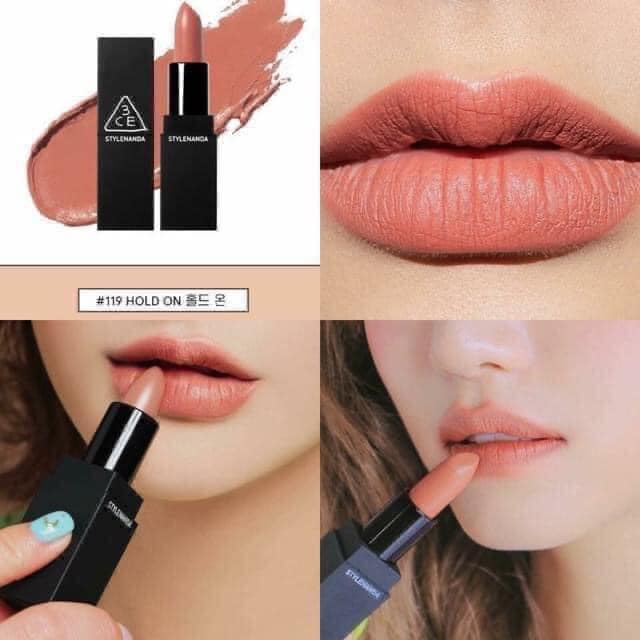 (ĐỦ BILL) Son 3CE Matte Lip Color