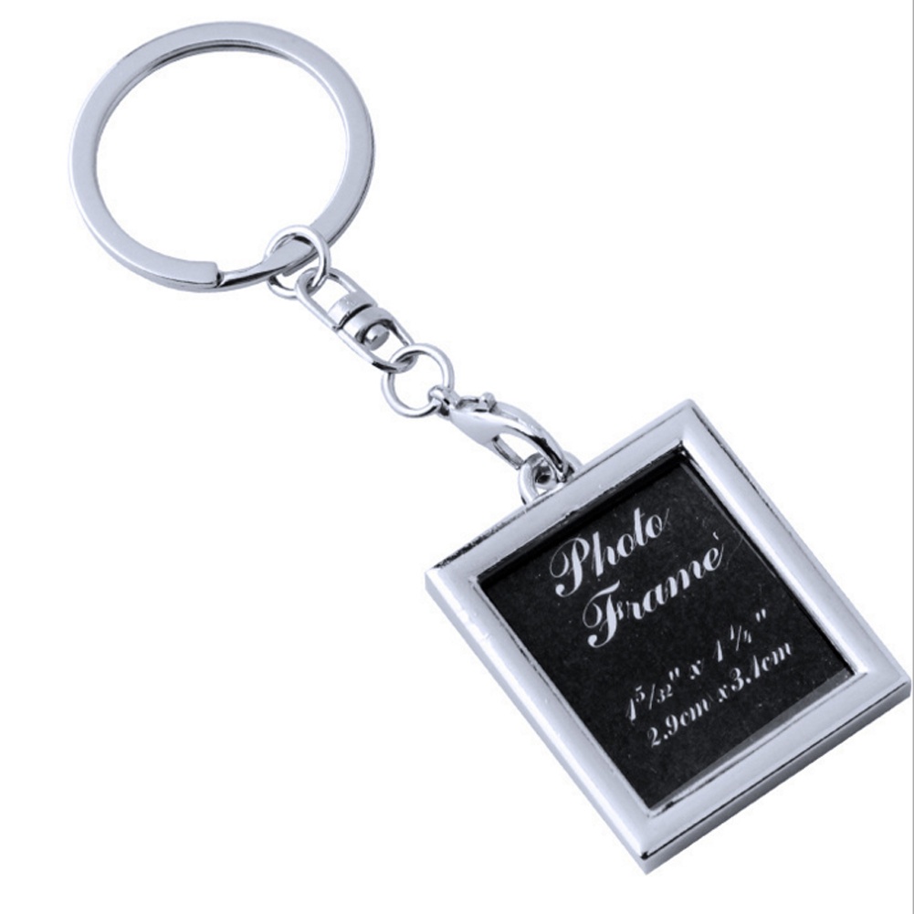 Móc khóa khung ảnh bằng hợp kim sáng tạo xinh xắn