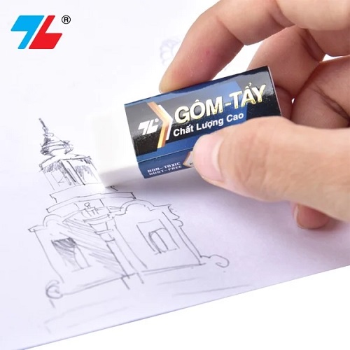 Gôm tẩy xóa chì Thiên Long Hi Polymer E-030