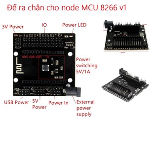 Đế Ra Chân Cho Node MCU ESP8266 CH340