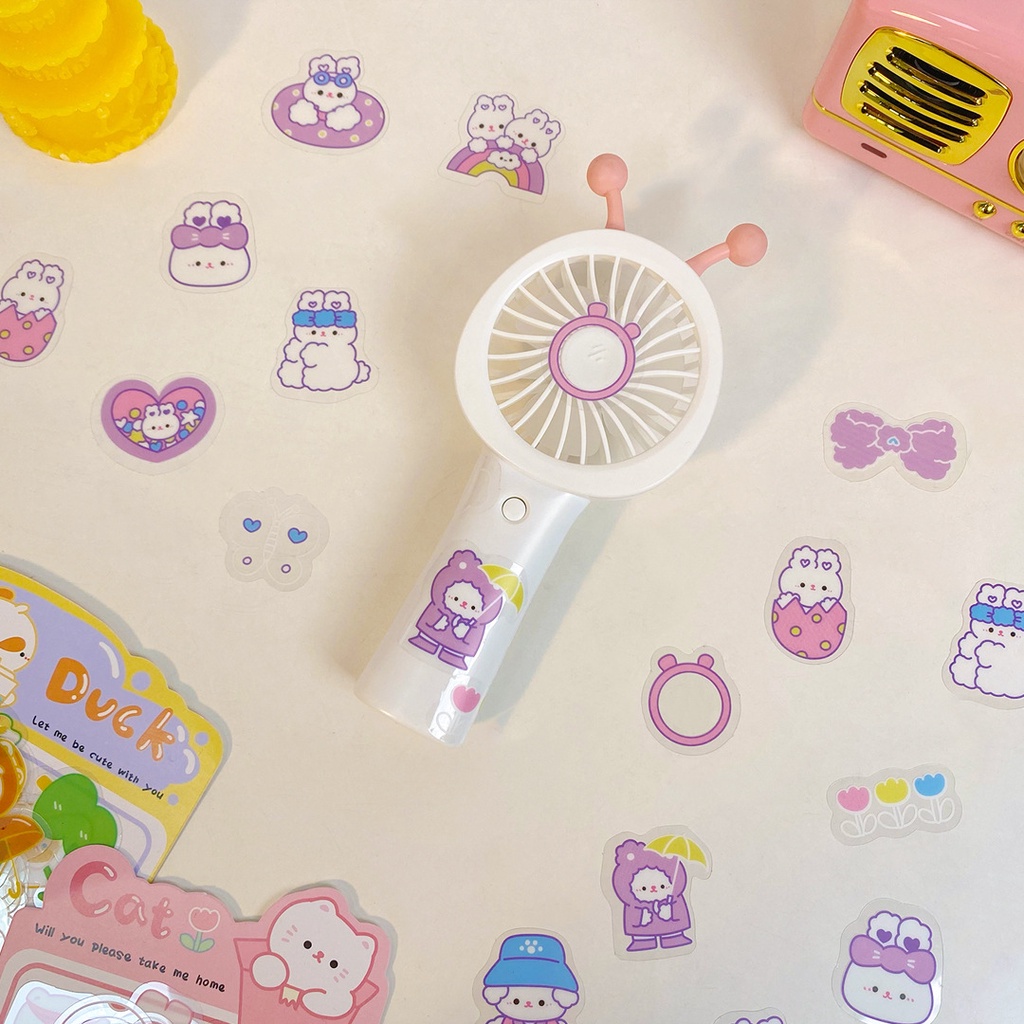 Gói 30 Miếng Sticker Hoạt Hình Dễ Thương Chống Thấm Nước Trang Trí Điện Thoại