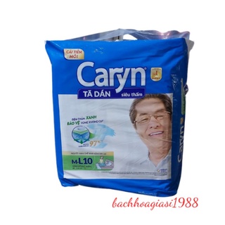 Now ship - 1 Gói Tã Dán siêu thấm Caryn loại M20/L20