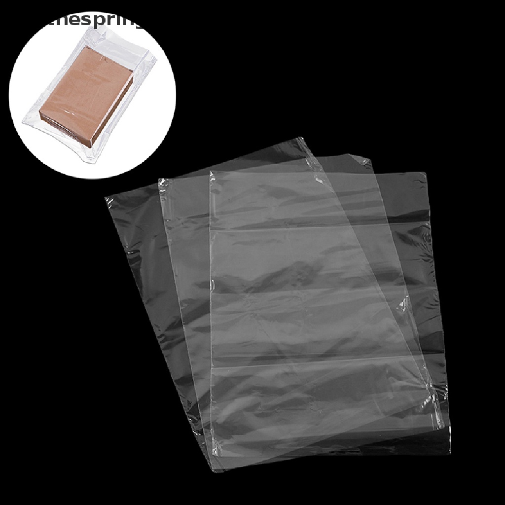 Set 100 túi POF co nhiệt chống thấm nước dùng đựng xà phòng DIY