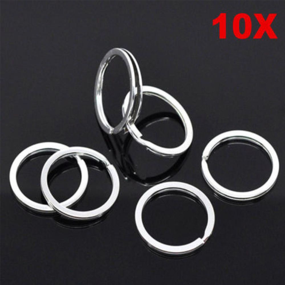 10 Vòng móc khóa bằng thép không gỉ chất lượng cao 25 / 28 / 30 / 32mm