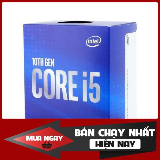 CPU Intel Core i5-10400 (2.9GHz turbo up to 4.3GHz, 6 nhân 12 luồng, 12MB Cache, 65W) - Socket Intel LGA 1200