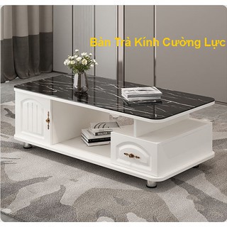 Bàn Trà Sofa Mặt Kính Phòng Khách⚡⚡ Bàn Trà Gỗ Hiện Đại Xu Hướng Mới