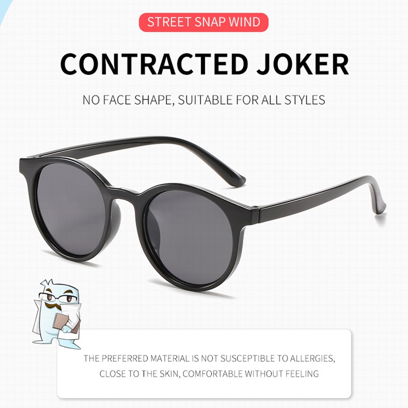 Kính Mát Chống Tia UV400 Phong Cách Hàn Quốc Dành Cho Bé Trai Bé Gái Đi Biển