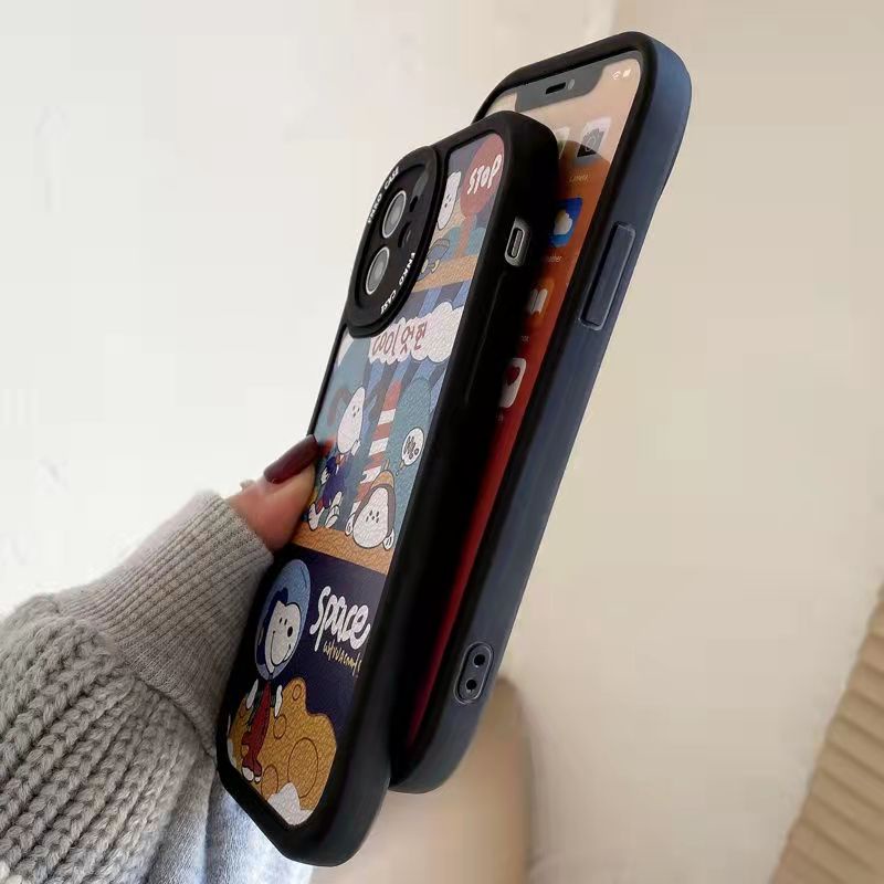 Ốp điện thoại tpu mềm in họa tiết hoạt hình thích hợp cho comparible for iPhone 13 13pro 13pro 11 7Plus 8Plus Xr XS 13 12 Pro Max
