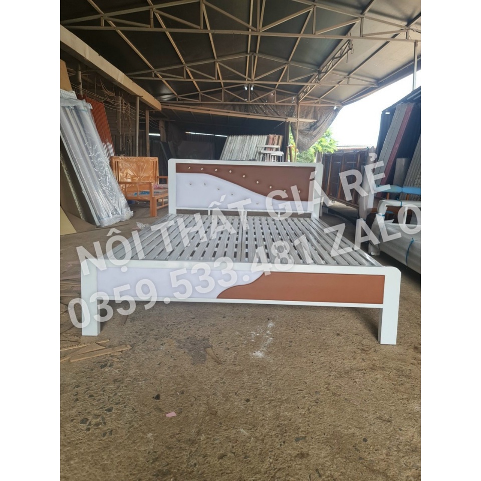 Giường sắt đơn thiết kế hiện đại mẫu mã đa dạng, đủ kích thước yêu cầu giá xưởng Freeship HCM
