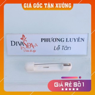 [Mica Việt Nam] [Giá gốc Tận Xưởng] COMBO 10 BẢNG TÊN NHÂN VIÊN MICA