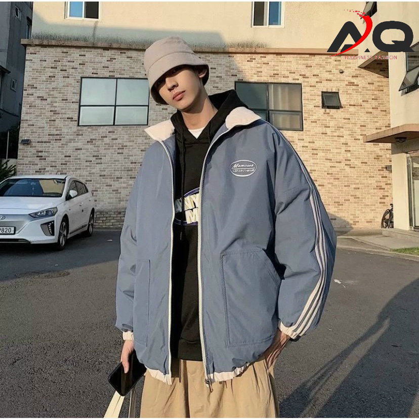 Áo khoác bomber thêu MARCUS áo dù bomber chất mero đẹp xịn xò chuẩn shop AQ STORE